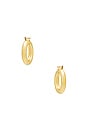 view 2 of 2 PENDIENTES THE BABY AMALFI in 14K Antique Gold
