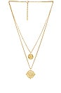 view 1 of 2 x REVOLVE The Double Coin Charm Necklace in Gold