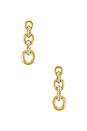 view 1 of 3 À CLOUS LOOP in Gold