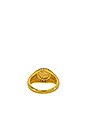 view 3 of 3 The Pave Signet Ring in Gold