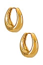 view 1 of 3 Marbella Hoops in Gold