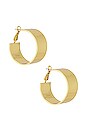 view 1 of 3 XL Positano Hoops in Gold