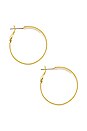 view 2 of 3 XL Positano Hoops in Gold