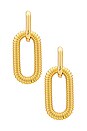 view 1 of 3 BOUCLES D'OREILLES LE SIGNE in Gold