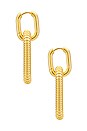 view 3 of 3 BOUCLES D'OREILLES LE SIGNE in Gold