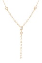 view 2 of 2 Stellar Bezel Lariat Necklace in Gold