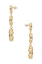 view 2 of 2 X For Love & Lemons Daisy Statement Earrings in Gold
