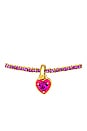 view 2 of 2 COLLIER À BRELOQUE MINI BALLIER in Hot Pink & Gold