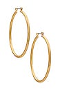 view 1 of 3 X Sivan Ayla Bondi Tube Hoops in Gold