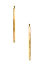 view 3 of 3 X Sivan Ayla Bondi Tube Hoops in Gold