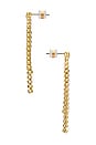 view 2 of 2 THE MOLTEN HEART 캐스케이딩 스터드 in Gold