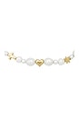 view 2 of 2 The Etoile Pearl Stud Necklace in Gold