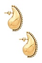 view 2 of 3 The Rosewood Earrings in Gold
