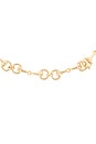 view 2 of 3 The Horsebit Necklace in Gold