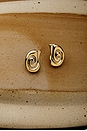 view 4 of 4 Two-tone Coquille Studs in Multi