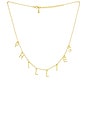 view 1 of 3 Mlb Phillies Hanging Initial Charm Necklace in Gold