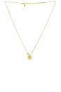 view 1 of 3 Mlb Dodgers Logo Charm Necklace in Gold