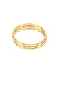 view 4 of 4 The Sophia Bangle Set in Gold