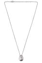 view 1 of 2 The Metal Bean Necklace in Silver