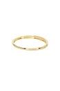 view 3 of 3 Wave Hinge Cuff in Gold