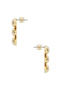 view 2 of 3 Milan Bead Stud Earrings in Gold