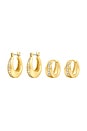 view 4 of 4 CONJUNTO HUGGIES WAVE in Gold