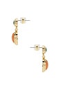 view 2 of 2 Sunset Double Stone Studs in Gold
