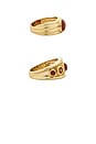 view 2 of 3 The Valencia Ring Set in Gold