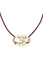 view 2 of 2 The Granada Disc Necklace in Gold