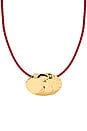 view 3 of 5 The Granada Disc Necklace in Gold