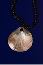 view 3 of 3 The Mallorca Shell Pendant Necklace in Gold