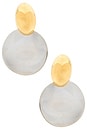 view 1 of 2 The Menorca Earrings in Two-tone