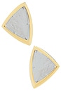 view 1 of 2 The Bianco Nero Studs in Gold