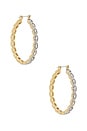view 1 of 3 The Palais Eternity Hoops in Gold