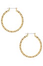 view 2 of 3 The Palais Eternity Hoops in Gold