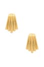 view 1 of 2 The Sundown Statement Studs Earrings in Gold