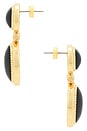 view 2 of 2 Midnight Mesa Drop Studs in Gold