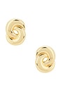 view 1 of 2 The Solstice Knot Studs Earring in Gold