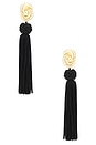 view 1 of 2 The Solstice Knot Tassel Earrings in Gold