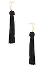 view 2 of 2 The Solstice Knot Tassel Earrings in Gold