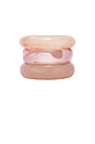view 2 of 6 The Formentera Bangle Set in Pink Multi