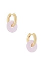view 1 of 3 The Rio Washer Hoops in Gold
