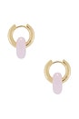 view 2 of 3 The Rio Washer Hoops in Gold