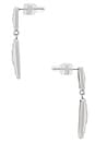 view 2 of 2 The Seychelles Statement Earrings in Silver