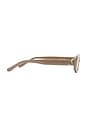 view 3 of 3 Morgan Sunglasses in Taupe & Brown Tint