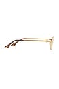 view 3 of 3 Rocky Sunglasses in Brushed Gold & Khaki Tint Polarised