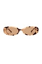 view 1 of 3 The Morgan Sunglasses in Cream Tort & Brown Mono