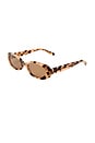 view 2 of 3 The Morgan Sunglasses in Cream Tort & Brown Mono