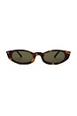 view 1 of 3 x Whitney Port The Tortue Sunglasses in Tort & Khaki Mono