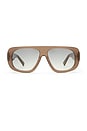 view 1 of 3 LUNETTES DE SOLEIL DIONNE in Mushroom & Charcoal Gradient